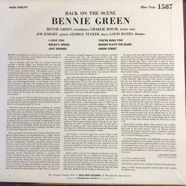 Release: Back On The Scene-Vinyl-Japan-1991-BN 1587, BLP 1587-7181784