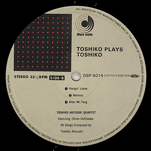 Toshiko Plays Toshiko