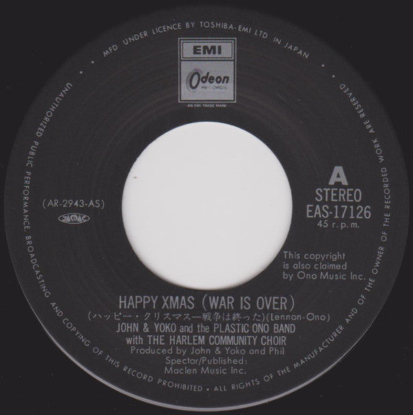 Master Release: Happy Xmas (War Is Over)  by John Lennon & Yoko Ono