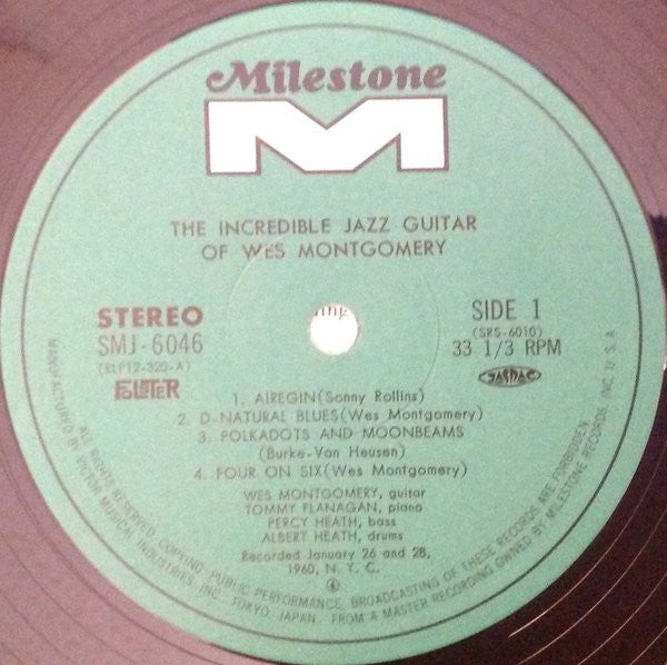 The Incredible Jazz Guitar Of Wes Montgomery