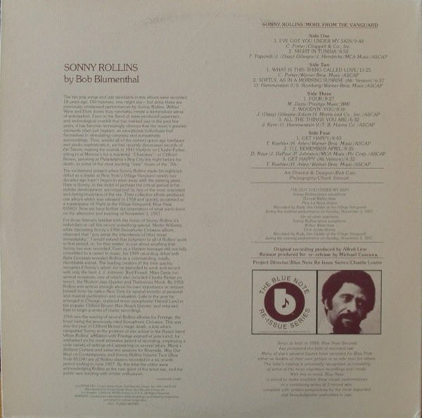 Master Release: More From The Vanguard by Sonny Rollins