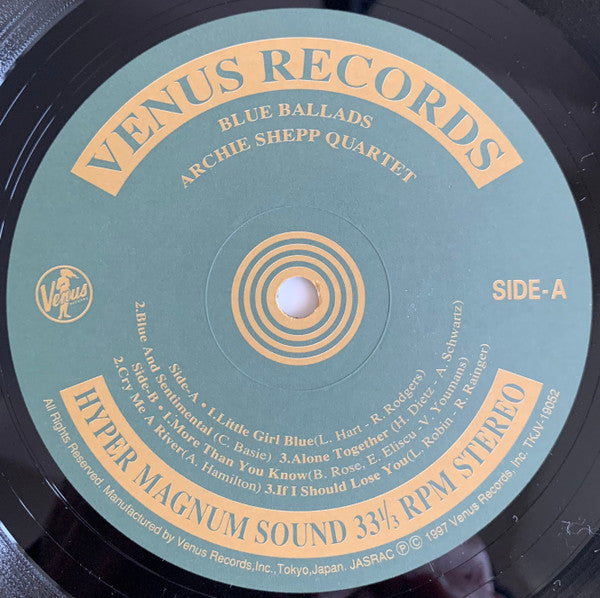 Release: Blue Ballads-Vinyl-Japan-1996-TKJV-19052-6797585