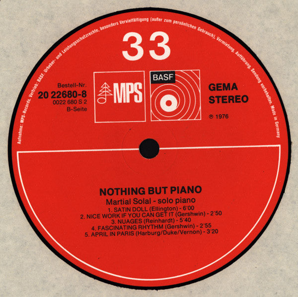 Nothing But Piano