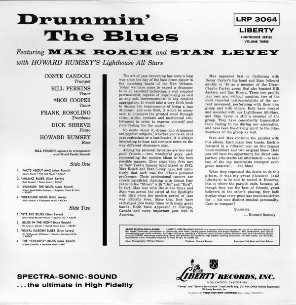 Release: Drummin' The Blues-Vinyl-Japan-1993-TOJJ-5810-6574865