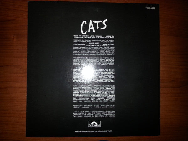 Release: Cats-Vinyl-Japan-1984-38MM 0329/30-8702175
