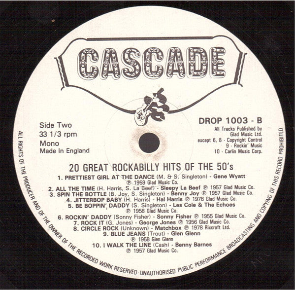 20 Great Rockabilly Hits Of The 50's