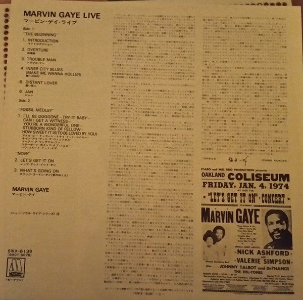 Marvin Gaye Live!