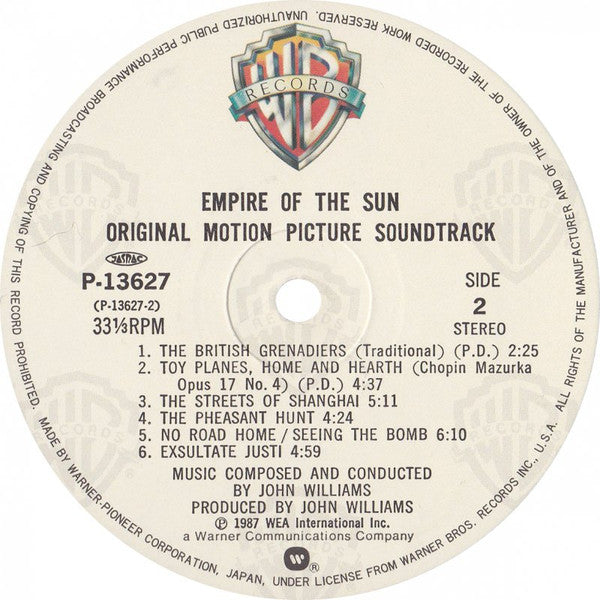 Empire Of The Sun (Original Motion Picture Soundtrack)