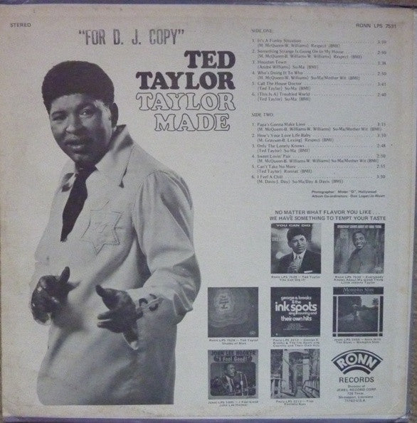Release: Taylor Made-Vinyl-US-1972-LPS 7531-4390912