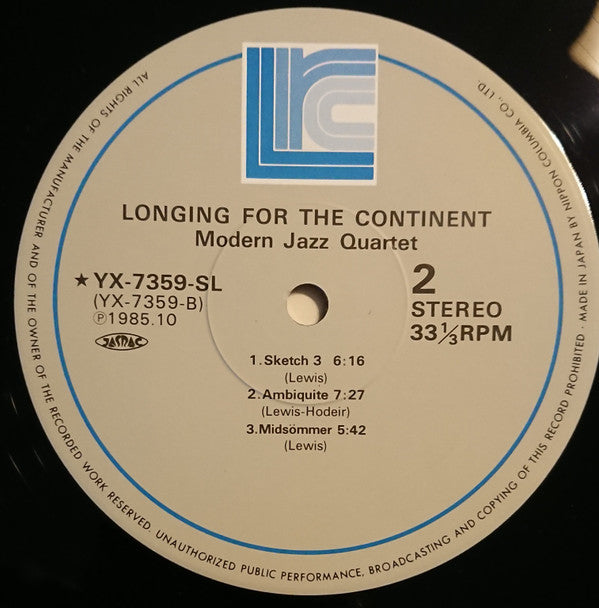 Longing For The Continent