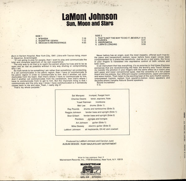 Master Release: Sun, Moon And Stars by LaMont Johnson (2)