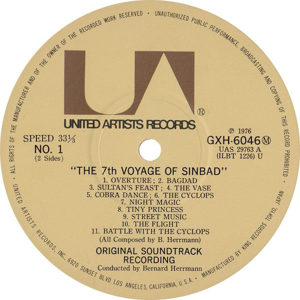 The 7th Voyage Of Sinbad (Original Motion Picture Soundtrack)