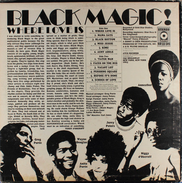 Release: Where Love Is-Vinyl-US-1970-33-305, SD 33-305-2571648