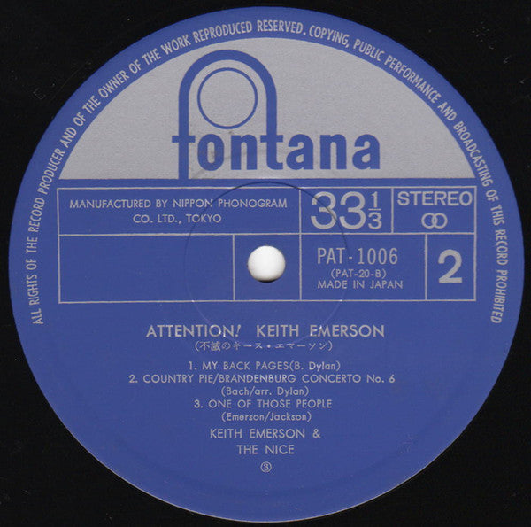Attention! Keith Emerson