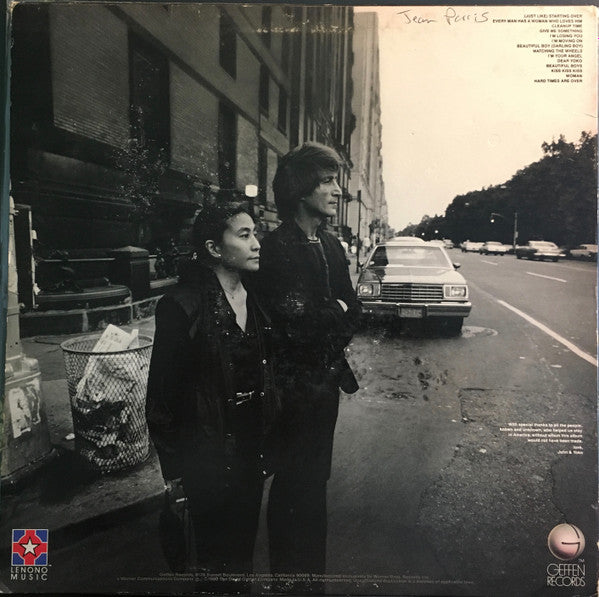 Release: Double Fantasy-Vinyl-US-1980-GHS 2001-6107707