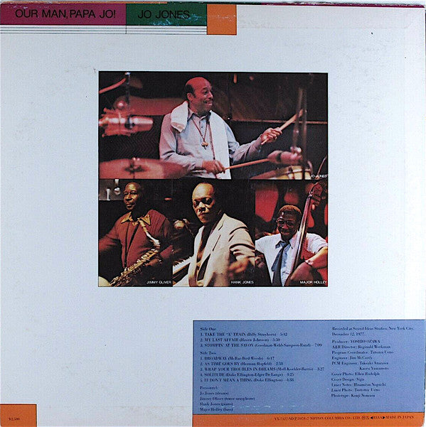 Release: Our Man, Papa Jo!-Vinyl-Japan-1978-YX-7527-ND-4058556