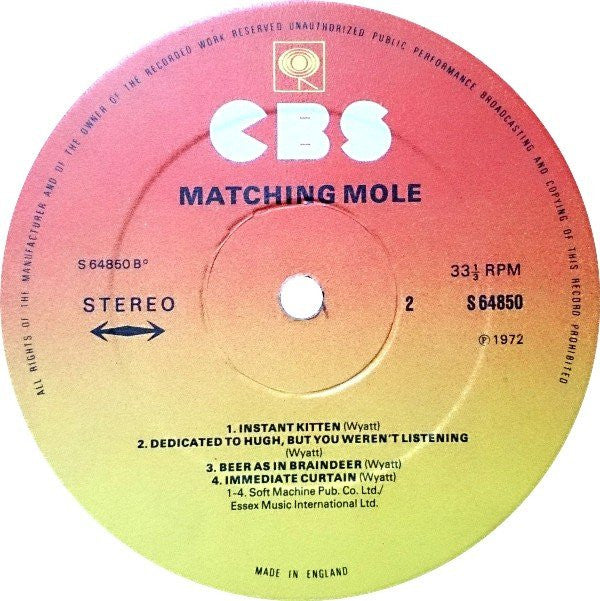 Matching Mole