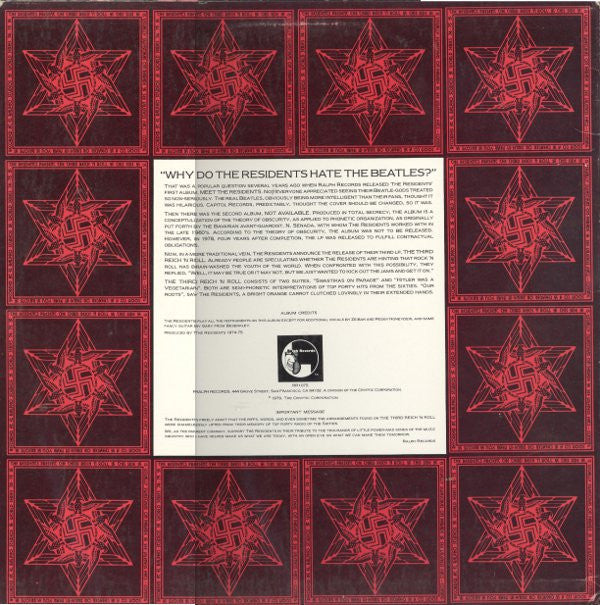 Master Release: The Third Reich 'N' Roll by The Residents
