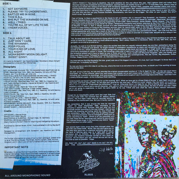 Release: Screamin' The Blues-Vinyl-UK-1979-RL0025, R.L.0025-8861785