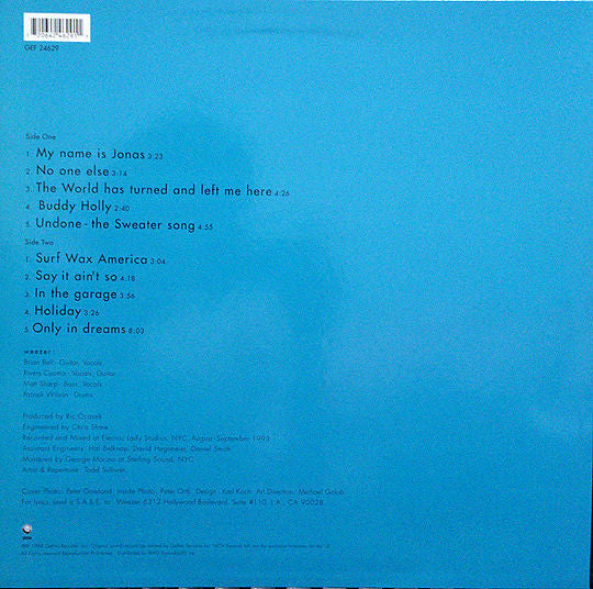 Release: Weezer-Vinyl-UK-1994-GEF 24629-3638562