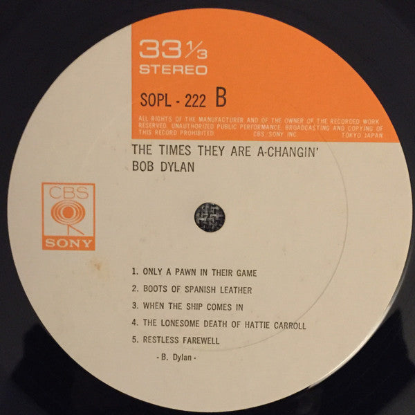 The Times They Are A-Changin'