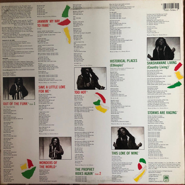 Master Release: The Prophet Rides Again by Dennis Brown