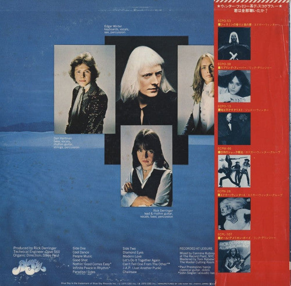 Release: The Edgar Winter Group With Rick Derringer-Vinyl-Japan-1975-ECPO-69-2622568