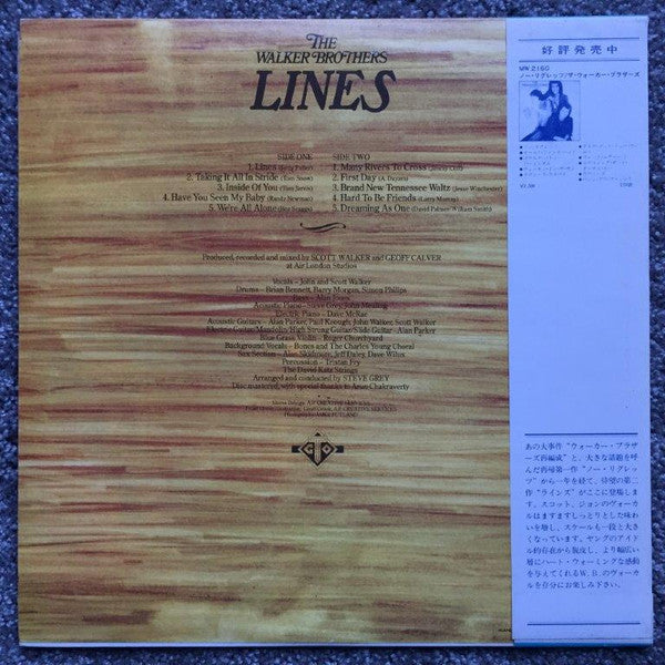Master Release: Lines by The Walker Brothers