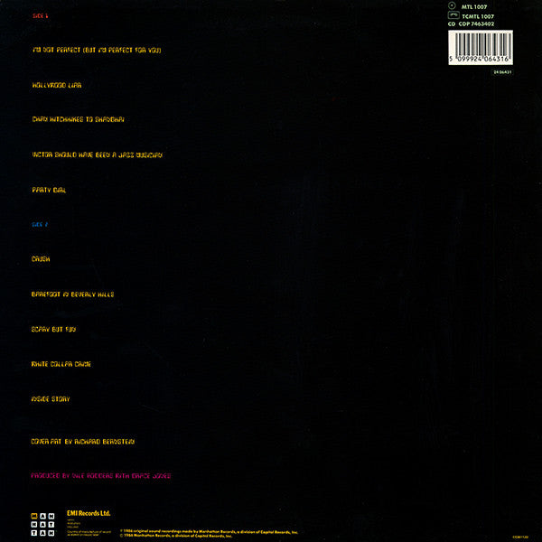 Release: Inside Story-Vinyl-UK-1986-MTL 1007-1254709