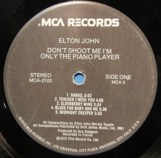 Don't Shoot Me I'm Only The Piano Player