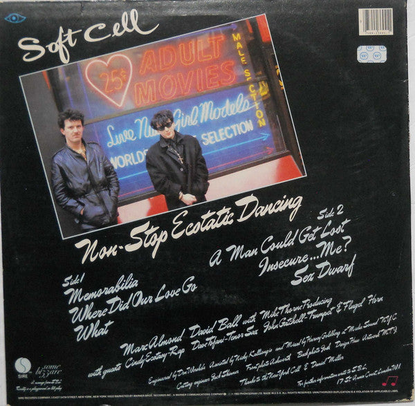 Release: Non Stop Ecstatic Dancing-Vinyl-US-1982-9 23694-1 B, 9 23694-1B, 1-23694, 1-23694-8104804