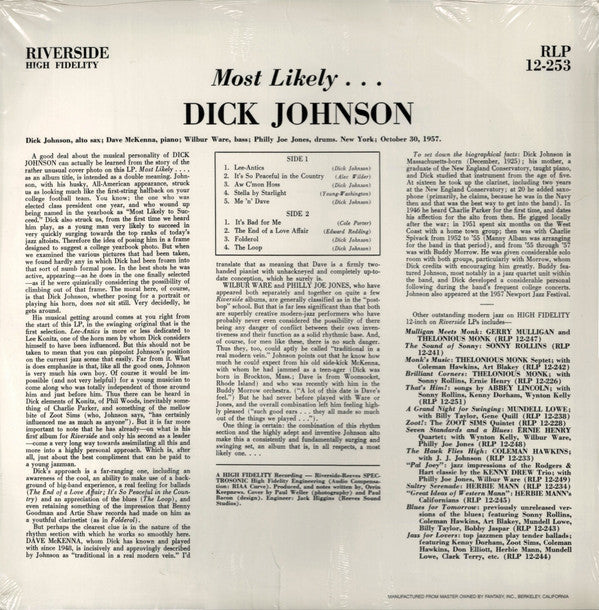 Master Release: Most Likely... by Dick Johnson (3)