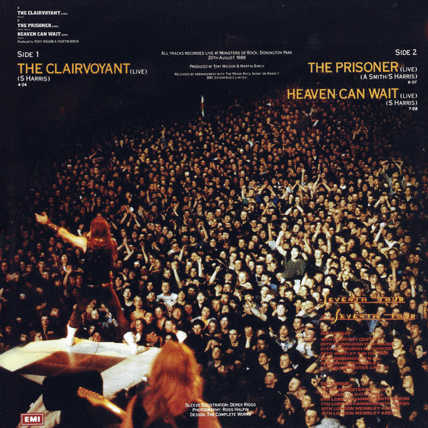 Release: The Clairvoyant · Infinite Dreams-Vinyl-UK-1990-IRN 10, 79 4006 1, IRN 101, IRN 102-2251476