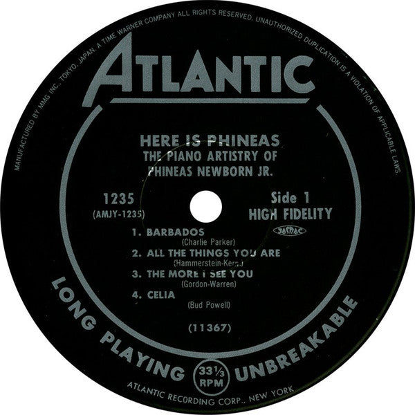 Here Is Phineas (The Piano Artistry Of Phineas Newborn Jr.)