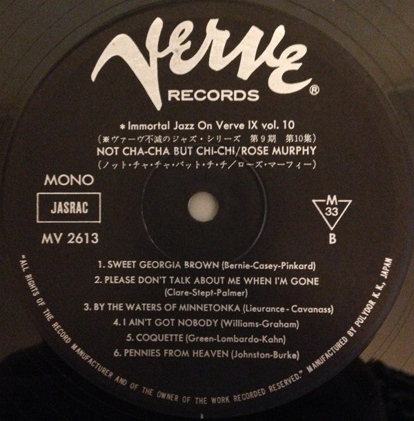 Not Cha-Cha, But Chi-Chi