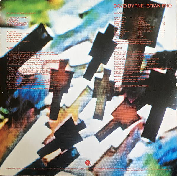 Release: My Life In The Bush Of Ghosts-Vinyl-US-1981-SRK 6093-6099886