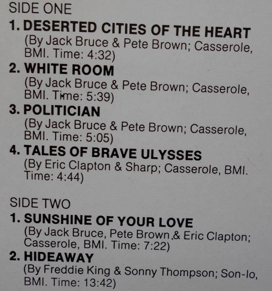 Live Cream Volume II