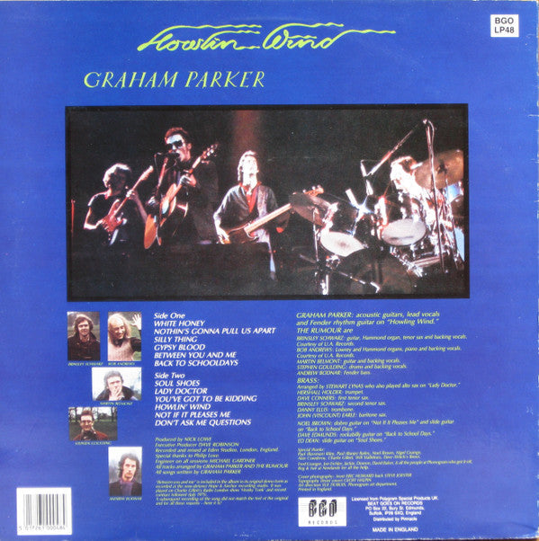 Release: Howlin Wind-Vinyl-UK-1989-BGOLP48, 6360 129-3177501