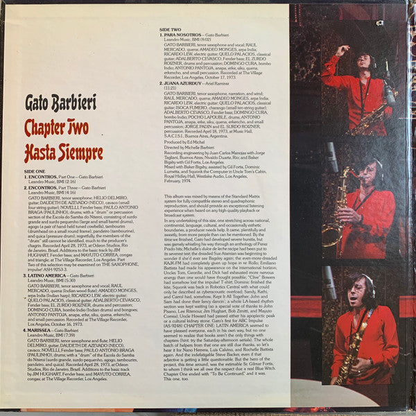 Master Release: Chapter Two: Hasta Siempre by Gato Barbieri
