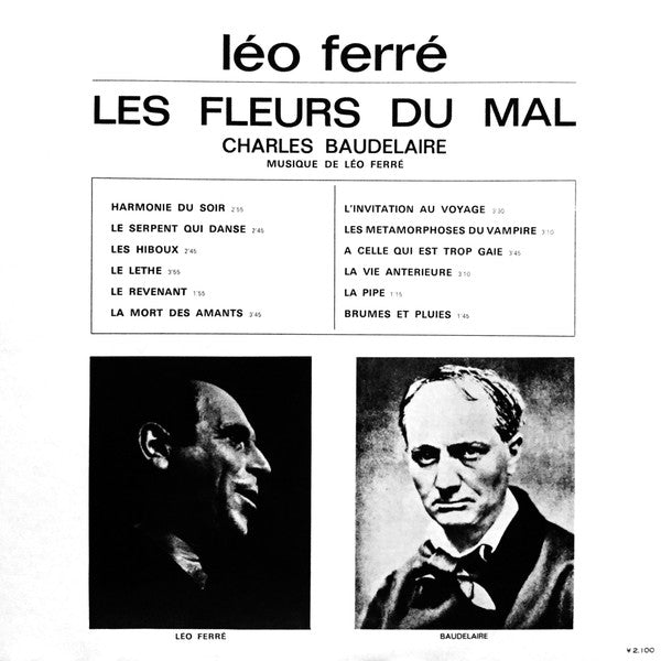 Les Fleurs Du Mal Chantées Par Léo Ferré