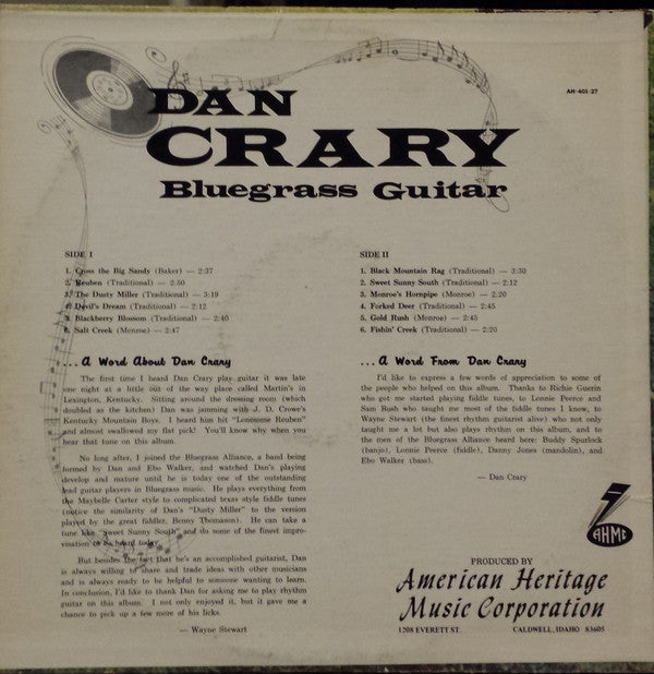 Release: Bluegrass Guitar-Vinyl-US-1970-AHLP-27S-6034742