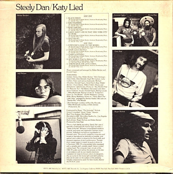 Release: Katy Lied-Vinyl-US-1975-ABCD-846-4534070