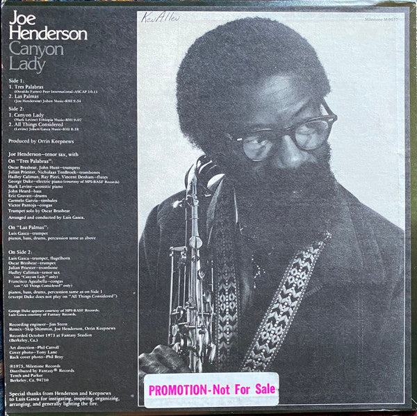 Master Release: Canyon Lady by Joe Henderson