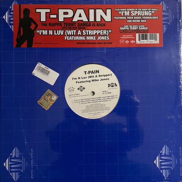 Master Release: I'm N Luv (Wit A Stripper) / I'm N Luv (Wit A Dancer) / I'm Sprung 2 (Tha Remixes) by T-Pain
