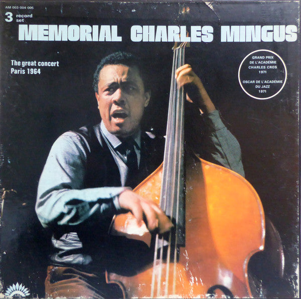 Release: The Great Concert Of Charles Mingus-Vinyl, Box Set-France-None-AM 003-004-005-8557665