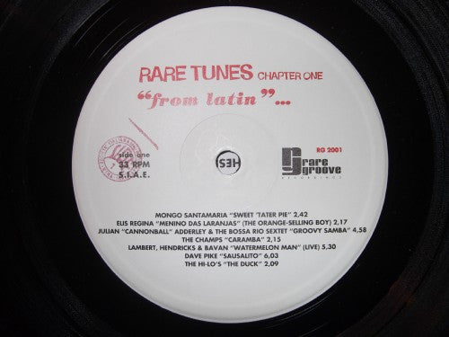 Rare Tunes Chapter One "From Latin... To Jazz Dance"