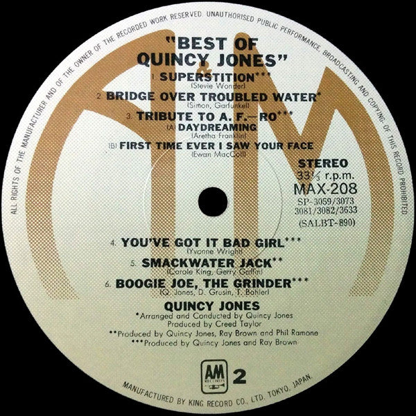 Best Of Quincy Jones