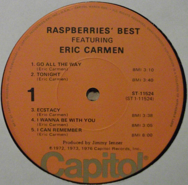 Raspberries' Best - Featuring Eric Carmen