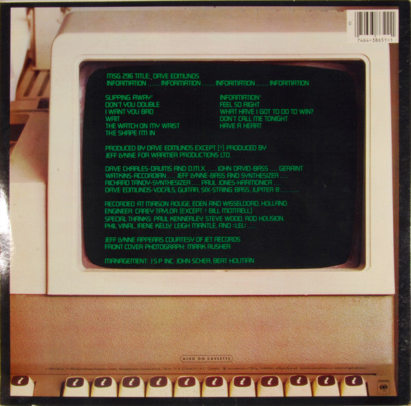 Release: Information-Vinyl-US-1983-FC 38651-1393133