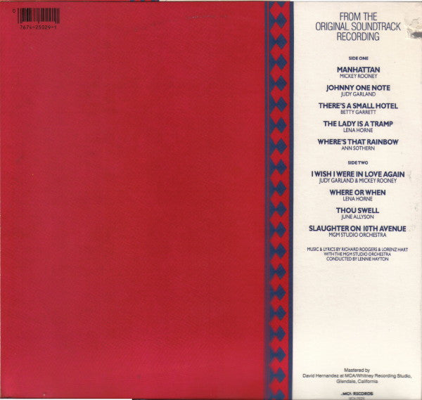 Release: Words And Music-Vinyl-US-None-MCA-25029-3942731